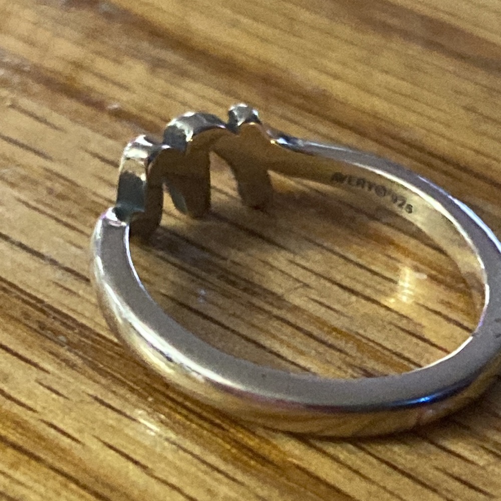 New James Avery script initial ring. This is a new “m” size 9 ring. - Picture 2 of 4